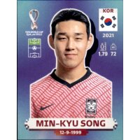 Panini WM 2022 Qatar - Sticker KOR20  - Min-kyu Song