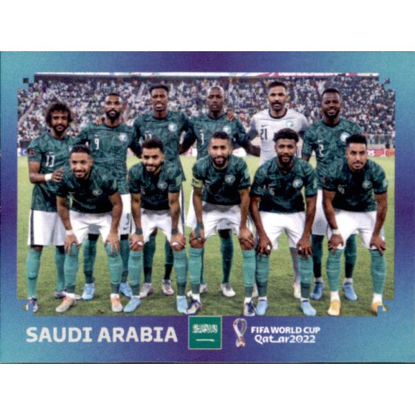 Panini WM 2022 Qatar - Sticker KSA1  - Team Shot - Saudi-Arabien