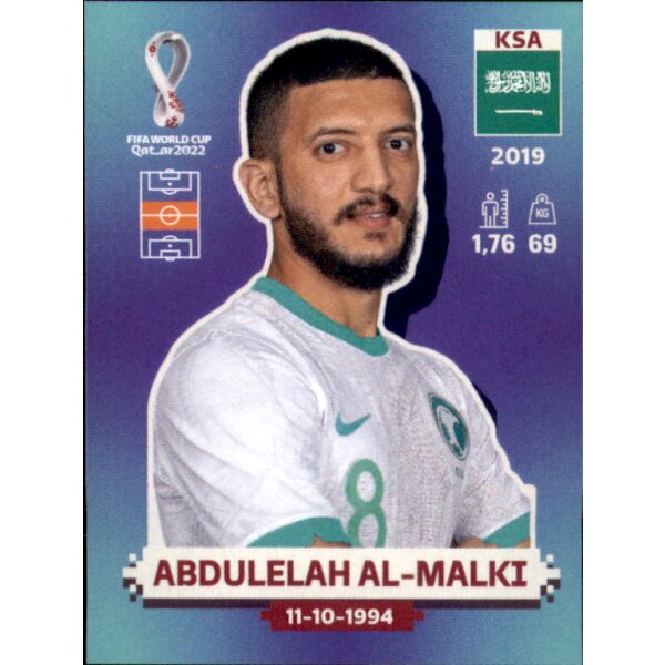 Panini WM 2022 Qatar - Sticker KSA13  - Abdulelah Al-Malki