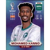 Panini WM 2022 Qatar - Sticker KSA16  - Mohamed Kanno