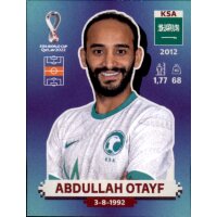 Panini WM 2022 Qatar - Sticker KSA17  - Abdullah Otayf