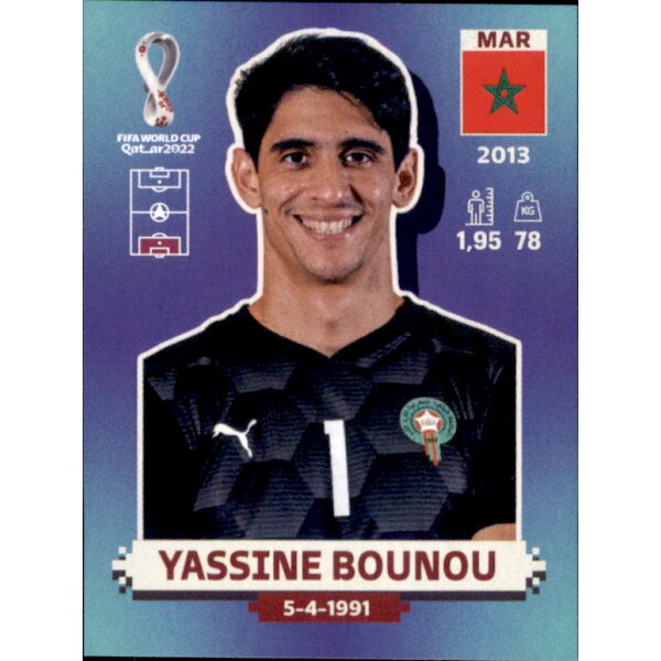 Panini WM 2022 Qatar - Sticker MAR3  - Yassine Bounou