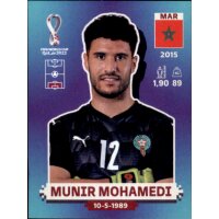 Panini WM 2022 Qatar - Sticker MAR4  - Munir Mohamedi