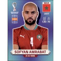 Panini WM 2022 Qatar - Sticker MAR11  - Sofyan Amrabat