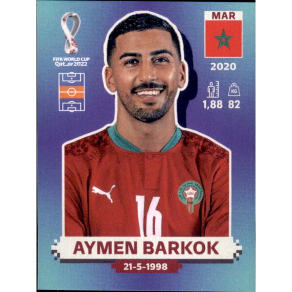 Panini WM 2022 Qatar - Sticker MAR12  - Aymen Barkok