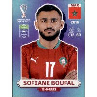 Panini WM 2022 Qatar - Sticker MAR15  - Sofiane Boufal