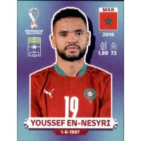 Panini WM 2022 Qatar - Sticker MAR17  - Youssef En-Nesyri