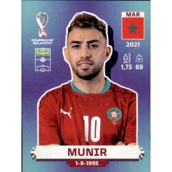 Panini WM 2022 Qatar - Sticker MAR19  - Munir