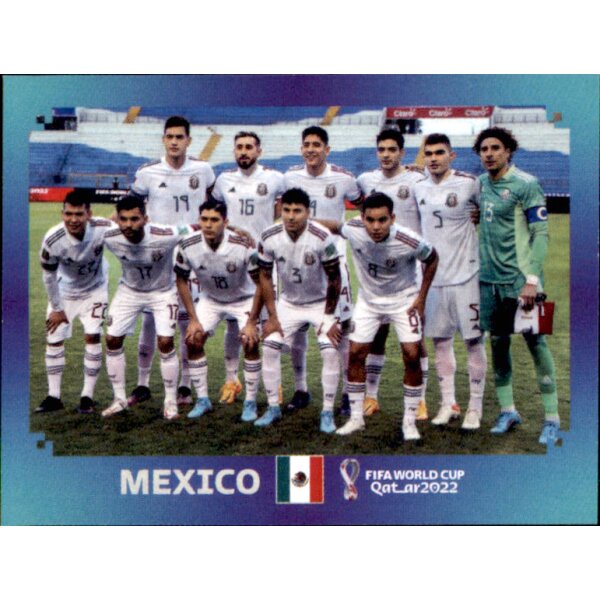 Panini WM 2022 Qatar - Sticker MEX1  - Team Shot - Mexico