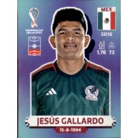 Panini WM 2022 Qatar - Sticker MEX6  - Jesus Gallardo