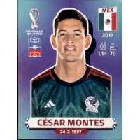 Panini WM 2022 Qatar - Sticker MEX7  - Cesar Montes