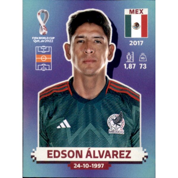 Panini WM 2022 Qatar - Sticker MEX11  - Edson Alvarez