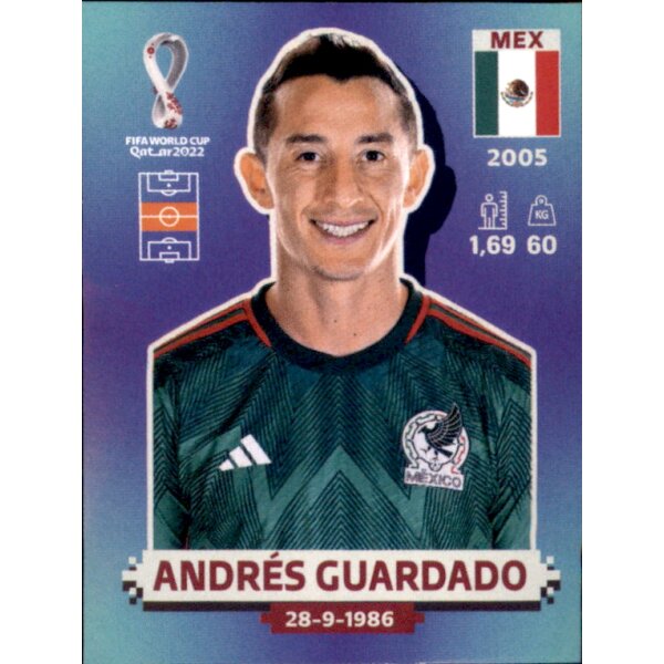 Panini WM 2022 Qatar - Sticker MEX13  - Andres Guardado