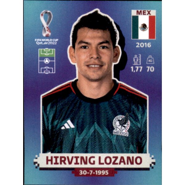 Panini WM 2022 Qatar - Sticker MEX20  - Hirving Lozano