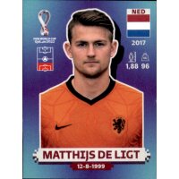 Panini WM 2022 Qatar - Sticker NED6  - Matthijs de Ligt