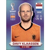 Panini WM 2022 Qatar - Sticker NED13  - Davy Klaassen