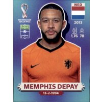 Panini WM 2022 Qatar - Sticker NED18  - Memphis Depay