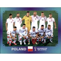 Panini WM 2022 Qatar - Sticker POL1  - Team Shot - Polen