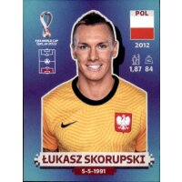 Panini WM 2022 Qatar - Sticker POL4  - Lukasz Skorupski