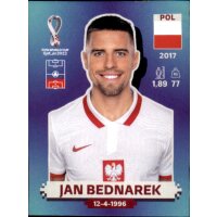 Panini WM 2022 Qatar - Sticker POL5  - Jan Bednarek