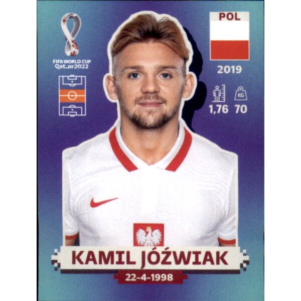 Panini WM 2022 Qatar - Sticker POL11  - Kamil Jozwiak