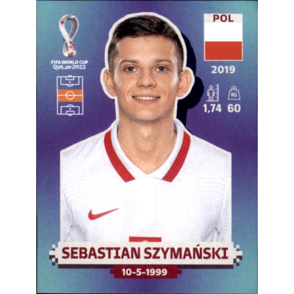 Panini WM 2022 Qatar - Sticker POL15  - Sebastian Szymanski