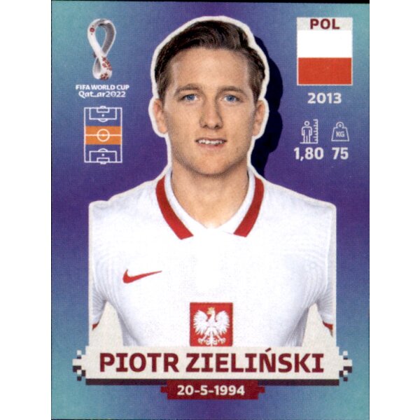 Panini WM 2022 Qatar - Sticker POL16  - Piotr Zielinski