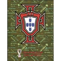 Panini WM 2022 Qatar - Sticker POR2  - Team Logo - Portugal