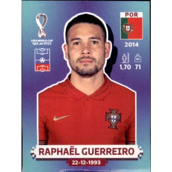 Panini WM 2022 Qatar - Sticker POR9  - Raphael Guerreiro