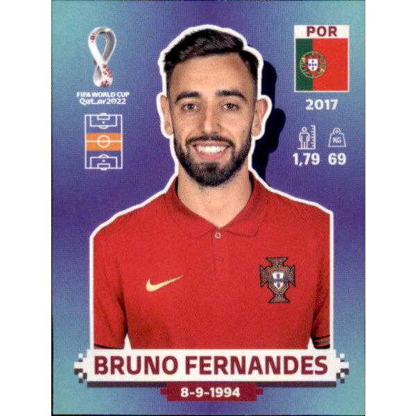 Panini WM 2022 Qatar - Sticker POR12  - Bruno Fernandes