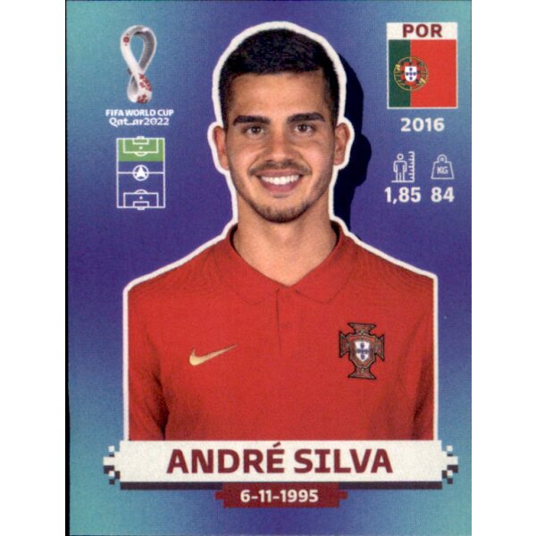 Panini WM 2022 Qatar - Sticker POR17  - Andre Silva