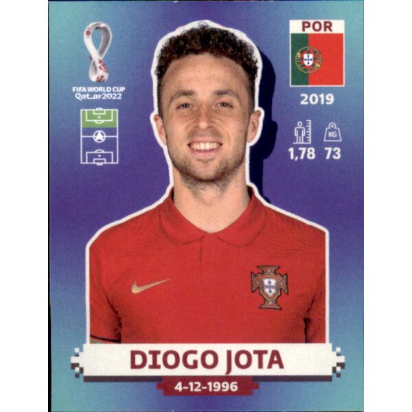 Panini WM 2022 Qatar - Sticker POR19  - Diogo Jota