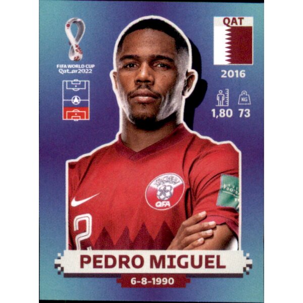 Panini WM 2022 Qatar - Sticker QAT10  - Pedro Miguel