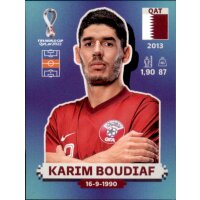 Panini WM 2022 Qatar - Sticker QAT12  - Karim Boudiaf