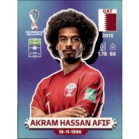 Panini WM 2022 Qatar - Sticker QAT16  - Akram Hassan Afif