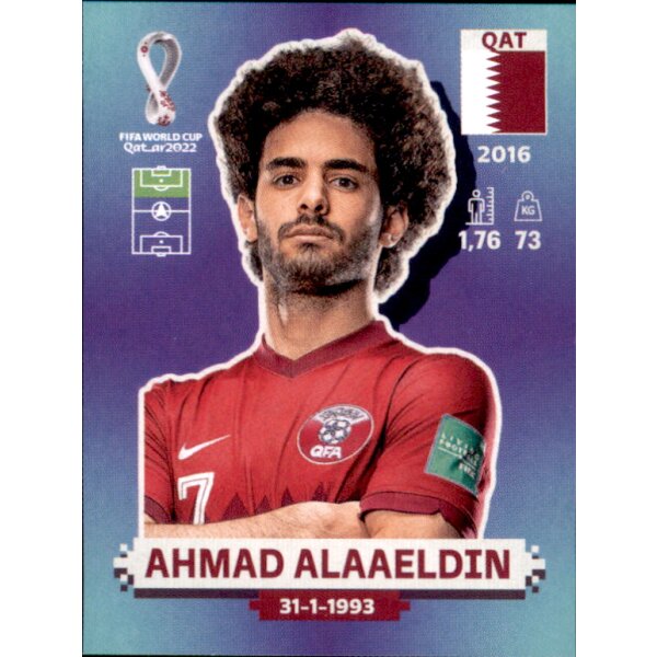 Panini WM 2022 Qatar - Sticker QAT17  - Ahmad Alaaeldin