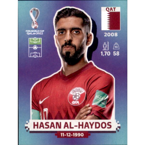 Panini WM 2022 Qatar - Sticker QAT18  - Hasan Al-Haydos