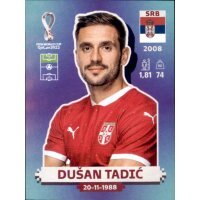 Panini WM 2022 Qatar - Sticker SRB19  - Dusan Tadic