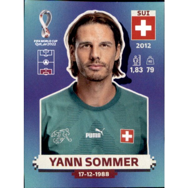 Panini WM 2022 Qatar - Sticker SUI3  - Yann Sommer