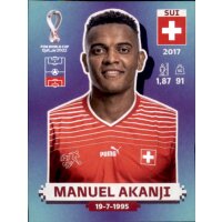 Panini WM 2022 Qatar - Sticker SUI5  - Manuel Akanji