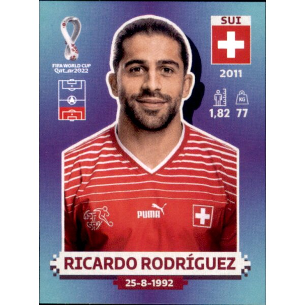 Panini WM 2022 Qatar - Sticker SUI8  - Ricardo Rodriguez