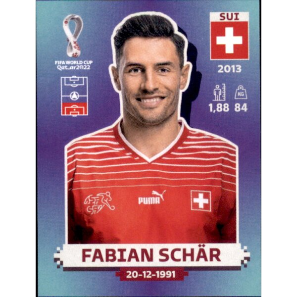 Panini WM 2022 Qatar - Sticker SUI9  - Fabian Schär