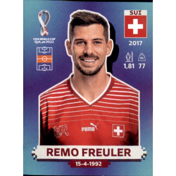 Panini WM 2022 Qatar - Sticker SUI11  - Remo Freuler