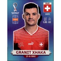 Panini WM 2022 Qatar - Sticker SUI14  - Granit Xhaka