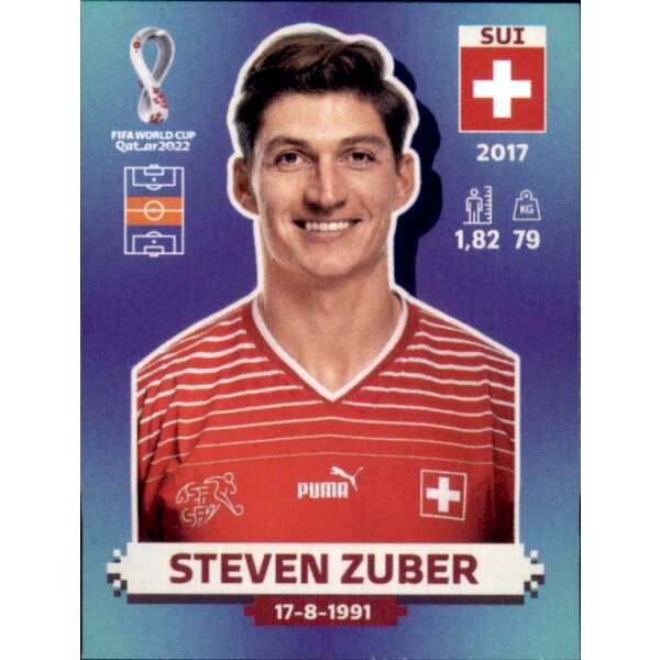 Panini WM 2022 Qatar - Sticker SUI16  - Steven Zuber