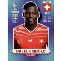 Panini WM 2022 Qatar - Sticker SUI17  - Breel Embolo