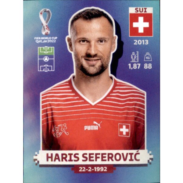 Panini WM 2022 Qatar - Sticker SUI19  - Haris Seferovic