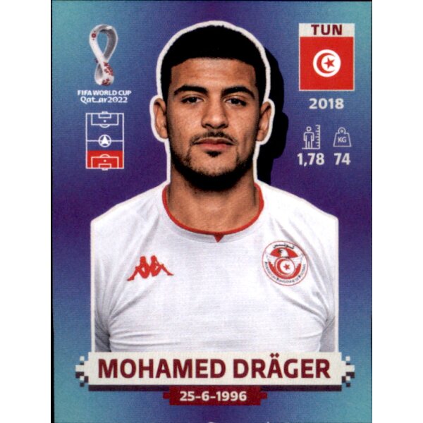 Panini WM 2022 Qatar - Sticker TUN6  - Mohamed Dräger