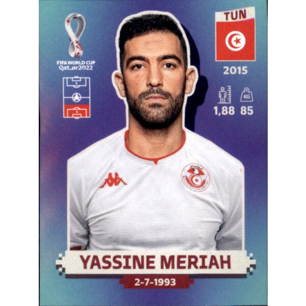 Panini WM 2022 Qatar - Sticker TUN10  - Yassine Meriah