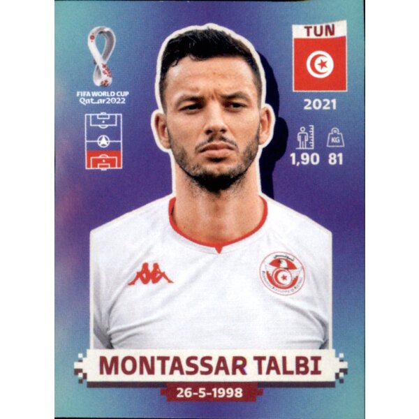 Panini WM 2022 Qatar - Sticker TUN11  - Montassar Talbi